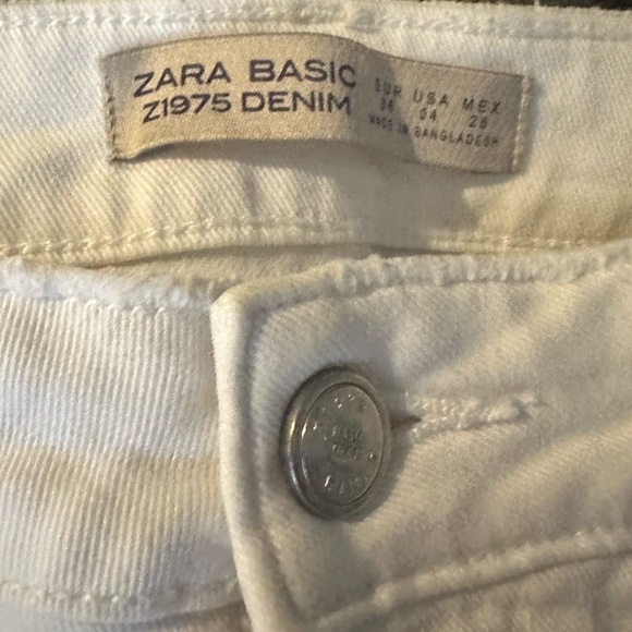 Zara - White ripped jeans - Picture 3 of 3